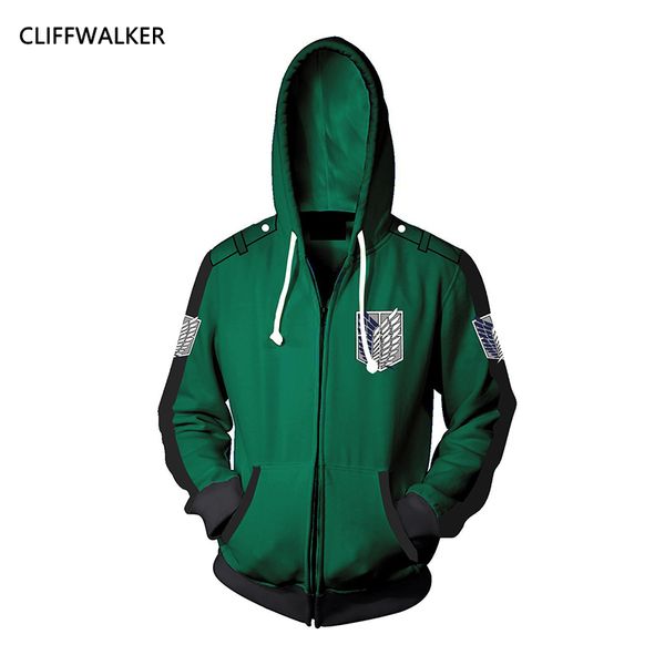 dropshipping autumn sweatshirts 3d printing zipper attack on titan hoodies for men's women's long sleeve hooded pullovers, Black
dropshipping autumn sweatshirts 3d printing zipper attack on titan hoodies for men's women's long sleeve hooded pullovers, Black