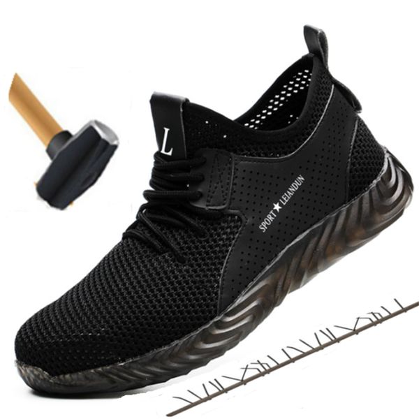 2019 fashion summer safety shoes for men and women air mesh light soft bottom breathable non-slip wear-resistant work boots, Black
2019 fashion summer safety shoes for men and women air mesh light soft bottom breathable non-slip wear-resistant work boots, Black