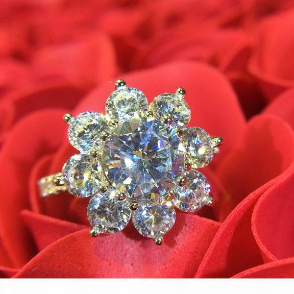 women sunflower 3a diamond rings wedding rings 925 sterling silver diamond ring gifts jewelry for, Slivery;golden
women sunflower 3a diamond rings wedding rings 925 sterling silver diamond ring gifts jewelry for, Slivery;golden