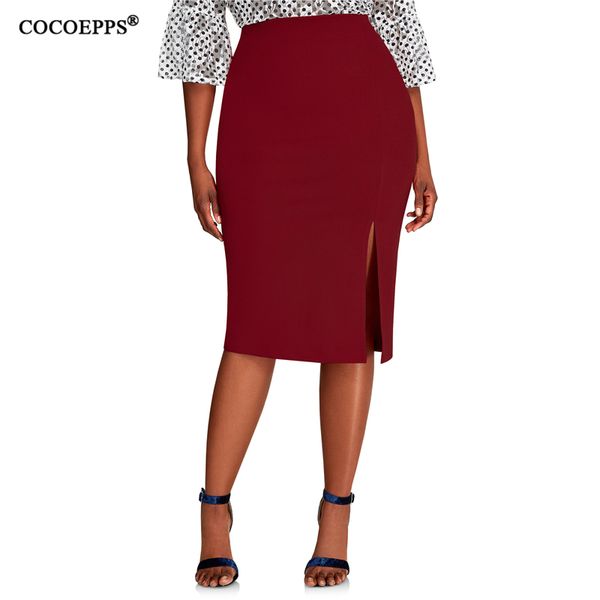 cocopus 2019 fashion new short skirt high size waist large bodison pencil skirt blue slip skirt, Black;gray 
cocopus 2019 fashion new short skirt high size waist large bodison pencil skirt blue slip skirt, Black;gray