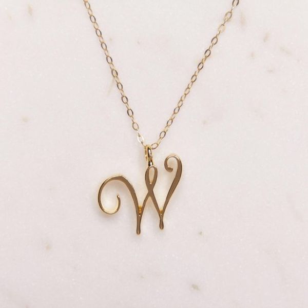 1pcs america english word alphabet w necklace tiny name initial letter monogram charm metal engagement lucky woman mother men's family, Silver
1pcs america english word alphabet w necklace tiny name initial letter monogram charm metal engagement lucky woman mother men's family, Silver