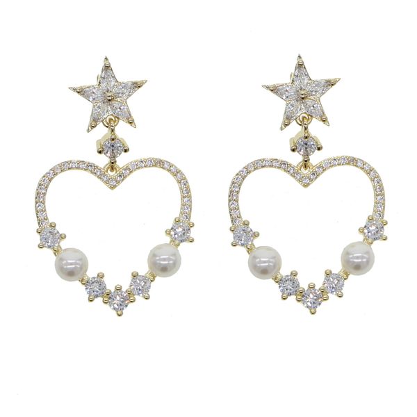 korean silver gold color heart dangle earrings for women crystal big heart star dangling earring 2019 wedding jewelry
korean silver gold color heart dangle earrings for women crystal big heart star dangling earring 2019 wedding jewelry