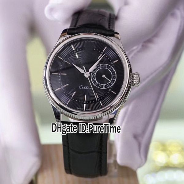 new cellini time date m50519-0014 automatic mens watch 39mm steel case black texture dial stick markers black leather rollie puretime e304b2, Slivery;brown
new cellini time date m50519-0014 automatic mens watch 39mm steel case black texture dial stick markers black leather rollie puretime e304b2, Slivery;brown