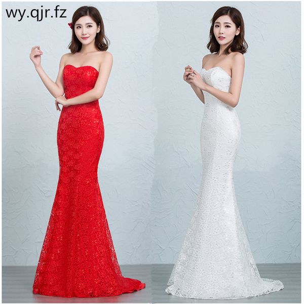 dm2670twb#evening dress lace up pring 2019 new fish tail slim white and red long dresses wholesale women clothing cheap, White;black
dm2670twb#evening dress lace up pring 2019 new fish tail slim white and red long dresses wholesale women clothing cheap, White;black