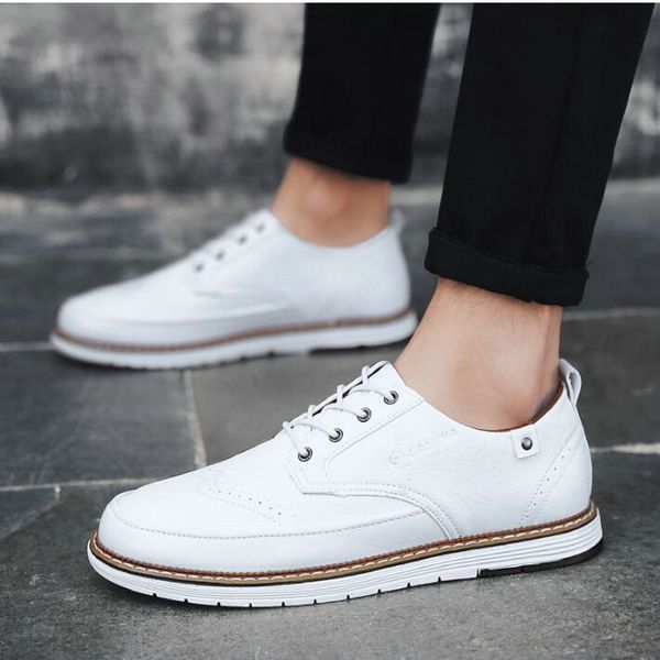 comfortable breathable men's shoes casual spring leather shoes soft fashion brogue flats a52, Black
comfortable breathable men's shoes casual spring leather shoes soft fashion brogue flats a52, Black