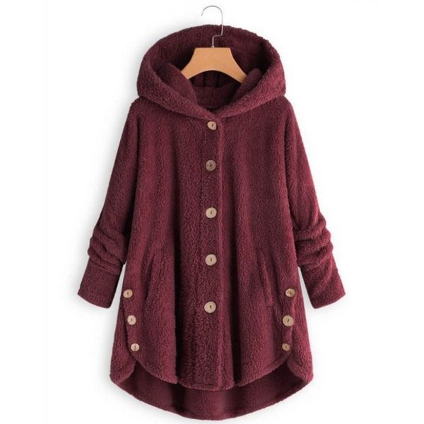 wholesale-women fluffy coat winter casual loose solid button fleece hooded teddy bear coat female cute warm soft plus size winter outwear, Black;brown
wholesale-women fluffy coat winter casual loose solid button fleece hooded teddy bear coat female cute warm soft plus size winter outwear, Black;brown