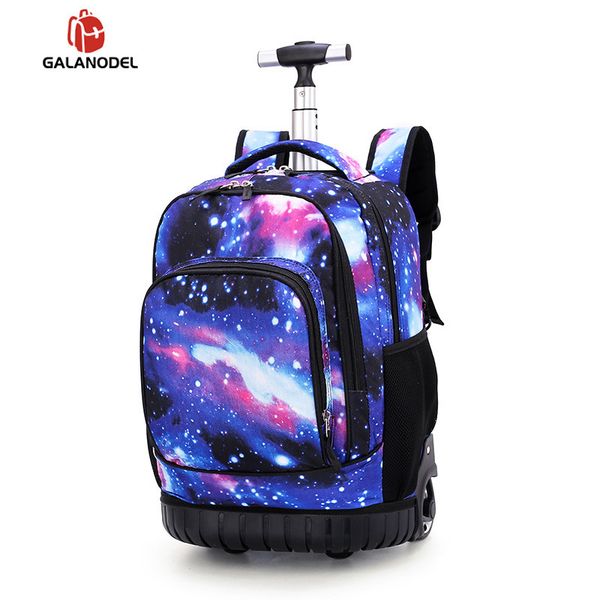 18 inch rolling backpack travel school backpacks on wheel trolley schoolbag for teenagers boys children school bag with wheels
18 inch rolling backpack travel school backpacks on wheel trolley schoolbag for teenagers boys children school bag with wheels