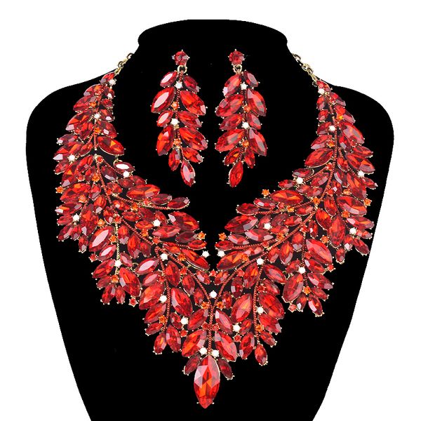 luxurious dubai style wedding jewelry sets rhinestone crystal statement bridal 5 color necklace sets christmas gift for women, Silver
luxurious dubai style wedding jewelry sets rhinestone crystal statement bridal 5 color necklace sets christmas gift for women, Silver