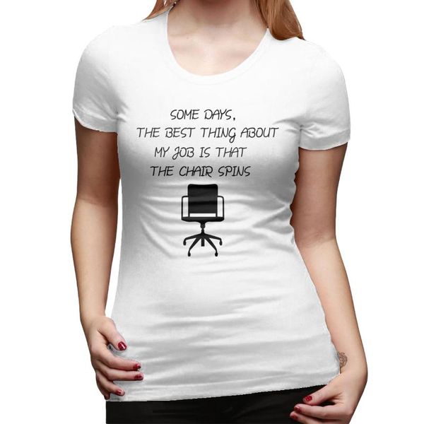 women t-shirt summer the thing is chair spins slim short sleeve t shirt women casual tee female vintage streetwear, White
women t-shirt summer the thing is chair spins slim short sleeve t shirt women casual tee female vintage streetwear, White