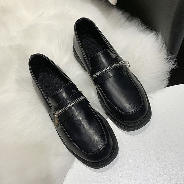 2020 spring leather flats shoes women wild comfort zipper round toe flats oxford casual slip on black loafer boat shoes
2020 spring leather flats shoes women wild comfort zipper round toe flats oxford casual slip on black loafer boat shoes