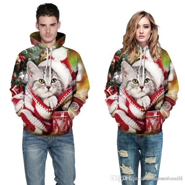 disegner hoodeies santa claus 3d digital prinred womens hoodies fashion couples matching clothes merry christmas mens, Black
disegner hoodeies santa claus 3d digital prinred womens hoodies fashion couples matching clothes merry christmas mens, Black