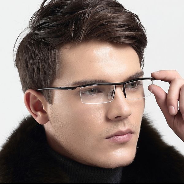 myopia eyebrow line frame myopia glasses men's metal fashion glasses frame, Silver
myopia eyebrow line frame myopia glasses men's metal fashion glasses frame, Silver