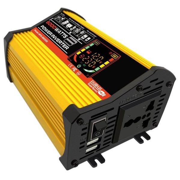6000w dual usb smart display car power inverter converter adapter 12v to 220v/110v voltage transformer modified sine wave
6000w dual usb smart display car power inverter converter adapter 12v to 220v/110v voltage transformer modified sine wave