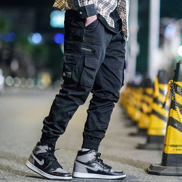 e-baihui men's pants snow camouflage overalls men's beam feet pants street tide brand function wind multi-pocket, Black
e-baihui men's pants snow camouflage overalls men's beam feet pants street tide brand function wind multi-pocket, Black
