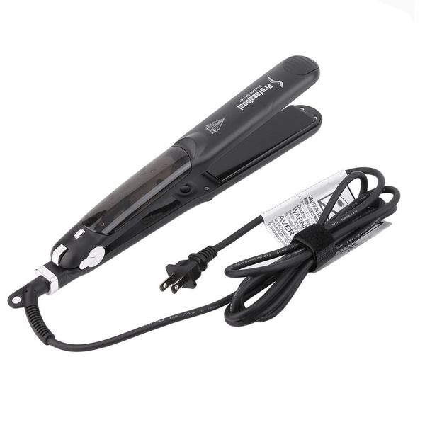 professional ceramic steam hair straightener fast heating hair flat iron vapor, Black
professional ceramic steam hair straightener fast heating hair flat iron vapor, Black