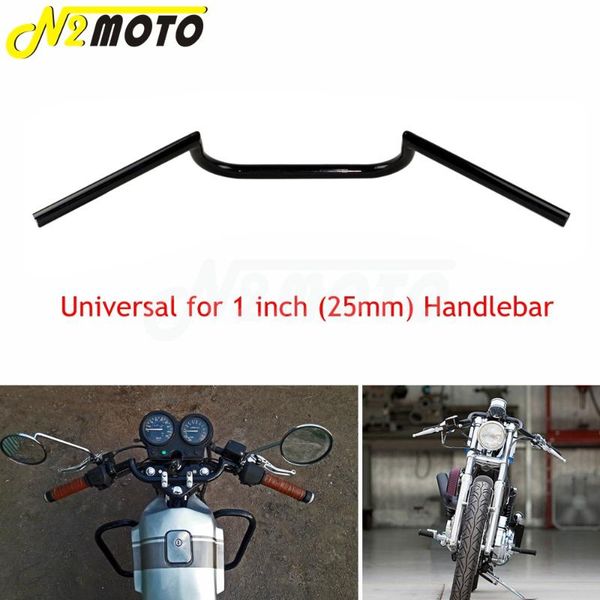 black 1" handlebar tracker drag 25mm handle bar 4" rise for cafe racer cruiser custom clubman style handlebar
black 1" handlebar tracker drag 25mm handle bar 4" rise for cafe racer cruiser custom clubman style handlebar