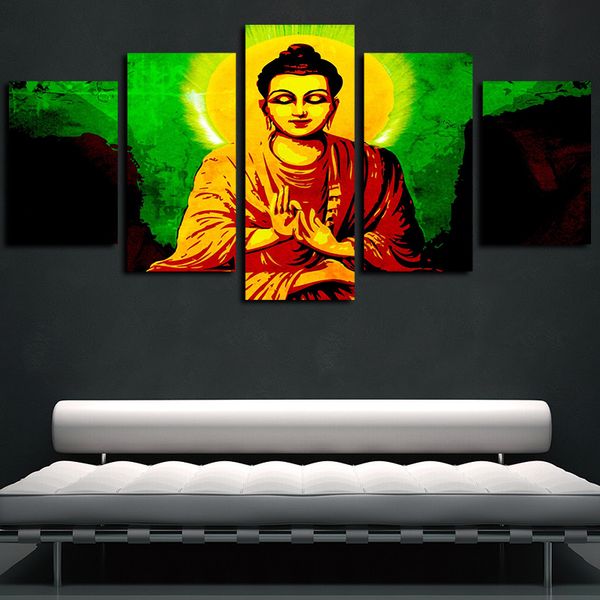 5 panels abstract colorful buddha artworks canvas wall art abstract poster canvas print oil painting wall decor
5 panels abstract colorful buddha artworks canvas wall art abstract poster canvas print oil painting wall decor