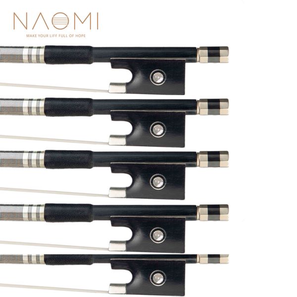 naomi 5 pcs violin bow carbon fiber bow for 4/4 violin ebony frog violin parts accessories new
naomi 5 pcs violin bow carbon fiber bow for 4/4 violin ebony frog violin parts accessories new