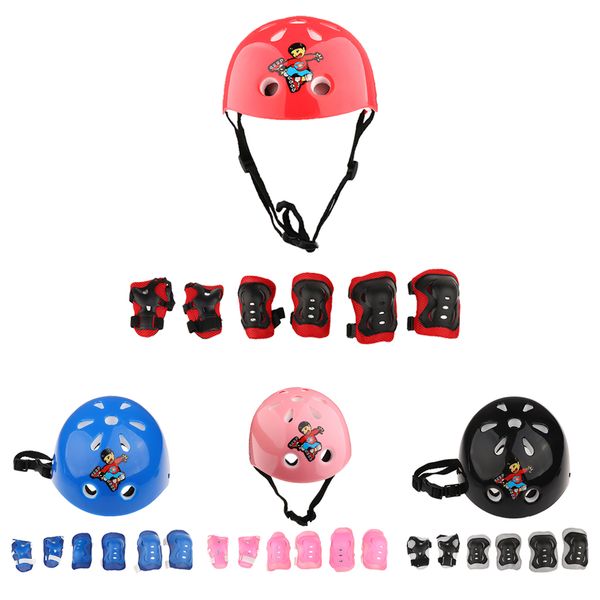 7 pieces/set kids boy girl roller skating skateboard scooter bike helmet knee wrist guard elbow pad protector 4 color options
7 pieces/set kids boy girl roller skating skateboard scooter bike helmet knee wrist guard elbow pad protector 4 color options