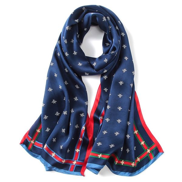 wholesale-2019 designer scarf, women's fashion shawl, silk satin silk printed scarf, ladies luxury gift, Blue;gray
wholesale-2019 designer scarf, women's fashion shawl, silk satin silk printed scarf, ladies luxury gift, Blue;gray