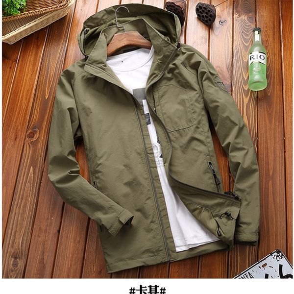 men summer breathable thin hoody raincoat portable windbreaker army skin jackets, Black;brown
men summer breathable thin hoody raincoat portable windbreaker army skin jackets, Black;brown