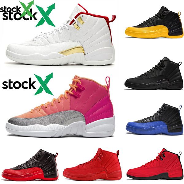stock x 12 12s men designer basketball shoes winterized wntr university gold game royal flu game mens athletic sports sneakers, Black
stock x 12 12s men designer basketball shoes winterized wntr university gold game royal flu game mens athletic sports sneakers, Black