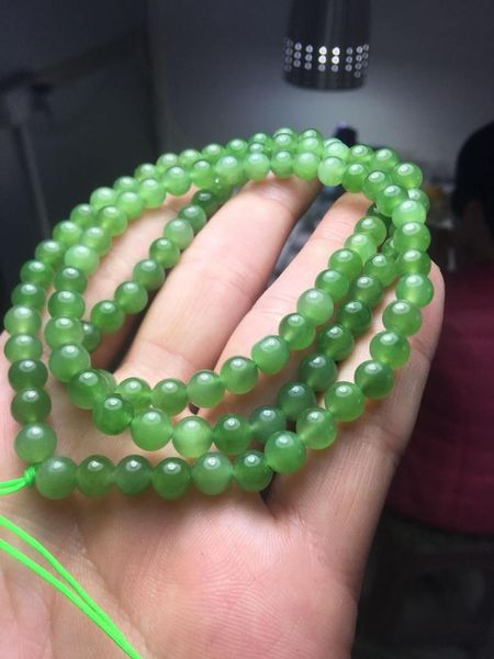 natural fruit green wada yu 6mm 108 necklace 0.6 hanging chain pendant chain, Silver
natural fruit green wada yu 6mm 108 necklace 0.6 hanging chain pendant chain, Silver