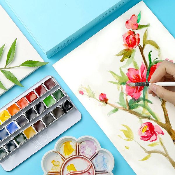 профессиональные 24 / 36colors solid акварельные краски подарочный набор металл железный ящик с paintbrush акварели пигмент set art supplies
профессиональные 24 / 36colors solid акварельные краски подарочный набор металл железный ящик с paintbrush акварели пигмент set art supplies