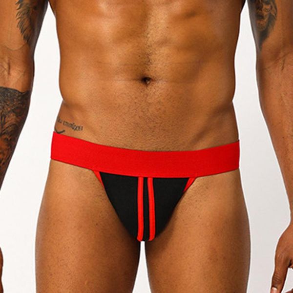 men elastic jock strap elastic hip lifting breathable sissy g-string t-back men's striped briefs, Black;white
men elastic jock strap elastic hip lifting breathable sissy g-string t-back men's striped briefs, Black;white