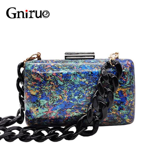 new fashion colorful shell marble acrylic clutch bags vintage women messenger bags ladies elegant evening bags party handbags t200223 
new fashion colorful shell marble acrylic clutch bags vintage women messenger bags ladies elegant evening bags party handbags t200223
