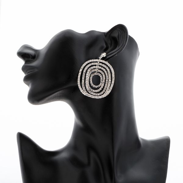 exquisite originality circle ring earrings women's claw chain rhinestone eardrop ornaments accessories, Golden
exquisite originality circle ring earrings women's claw chain rhinestone eardrop ornaments accessories, Golden
