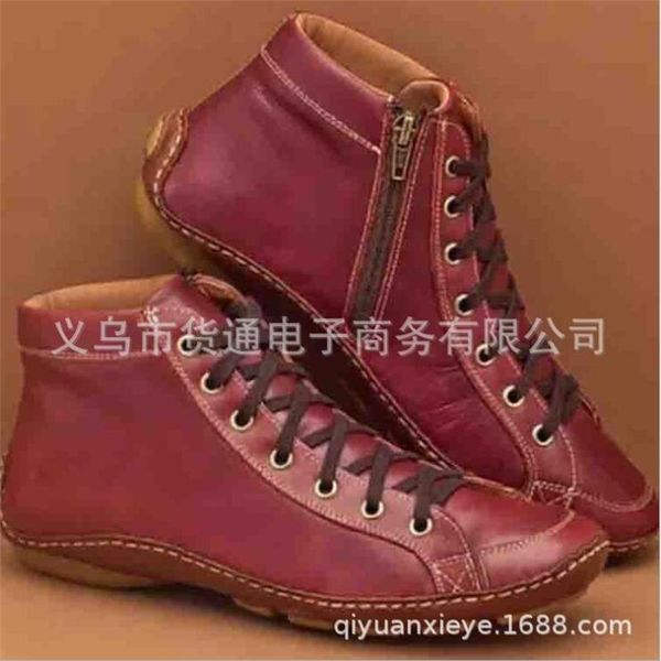 new 2019 spring and autumn fashion wild sweat-absorbent round head casual leather boots side zipper low heel women's short boots, Black
new 2019 spring and autumn fashion wild sweat-absorbent round head casual leather boots side zipper low heel women's short boots, Black