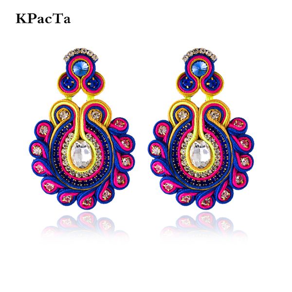 kpacta new soutache handmade fashion earring ethnic jewelry women clothing accessories crystal decoration drop earring oorbellen cj191223, Silver
kpacta new soutache handmade fashion earring ethnic jewelry women clothing accessories crystal decoration drop earring oorbellen cj191223, Silver