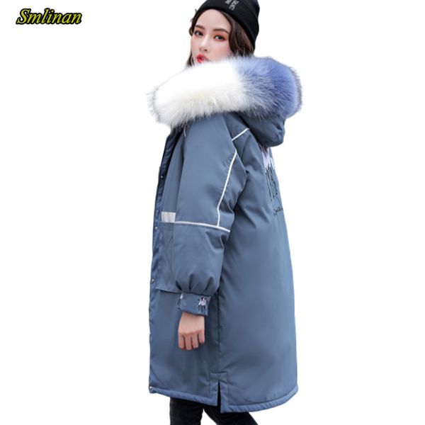 smlinan winter fur hooded coat women embroidery jacket women thick warm cotton padded jackets outwear plus size long parka mujer, Black
smlinan winter fur hooded coat women embroidery jacket women thick warm cotton padded jackets outwear plus size long parka mujer, Black