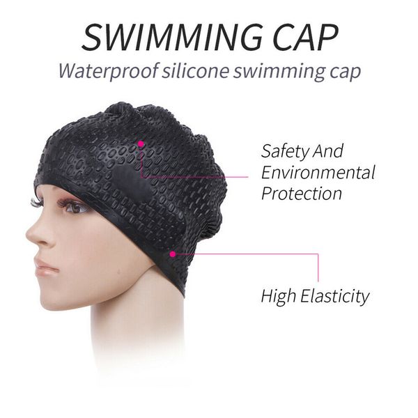 swimming cap elastic ear protection women men diving hat waterproof fashion pool long hair silicone lightweight sports
swimming cap elastic ear protection women men diving hat waterproof fashion pool long hair silicone lightweight sports