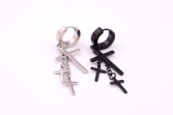 round cross titanium steel punk stud earrings for men earrings black/gold/silver pendant patterns for male ear accessories dhl, Golden;silver
round cross titanium steel punk stud earrings for men earrings black/gold/silver pendant patterns for male ear accessories dhl, Golden;silver
