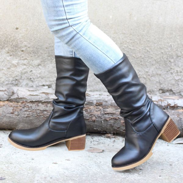 basic motorcycle boots women low heel warm casual boots women thick heel winter shoes middle botines mujer 2019, Black
basic motorcycle boots women low heel warm casual boots women thick heel winter shoes middle botines mujer 2019, Black
