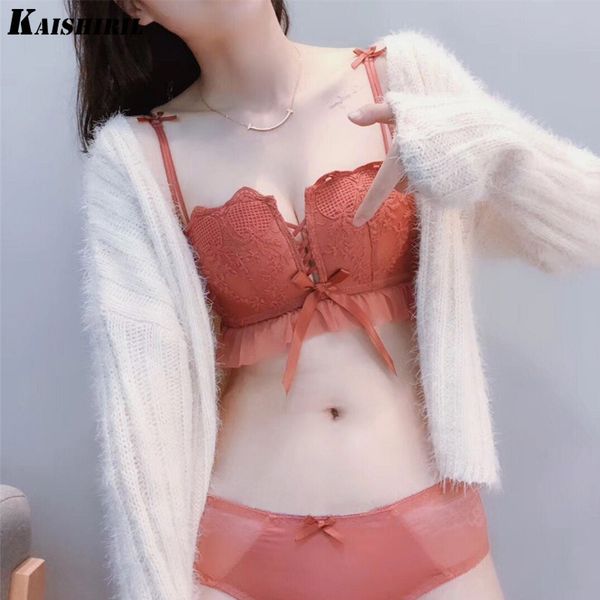 women lace lingerie bra set push up lingerie set adjusted-straps underwear women bra & brief and panty, Red;black
women lace lingerie bra set push up lingerie set adjusted-straps underwear women bra & brief and panty, Red;black