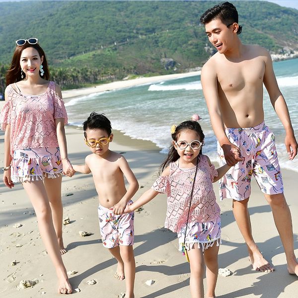 lang shusha parent-child women's conservative boxer split children's swimsuit parent-child swimsuit men, White;black
lang shusha parent-child women's conservative boxer split children's swimsuit parent-child swimsuit men, White;black