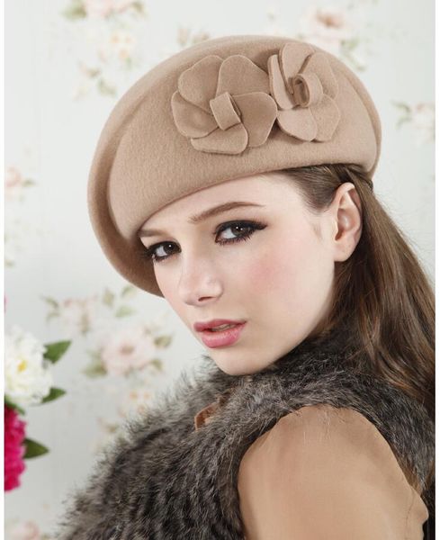 100% wool beret winter berets women winter felt beret floral women felt french beanie fedora hat beanie flower, Blue;gray
100% wool beret winter berets women winter felt beret floral women felt french beanie fedora hat beanie flower, Blue;gray