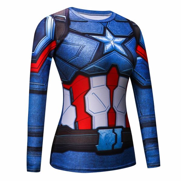 new women outdoor sports compression fitness t shirt women 3d print long sleeve slim tights running sports t-shirts, Black;blue
new women outdoor sports compression fitness t shirt women 3d print long sleeve slim tights running sports t-shirts, Black;blue