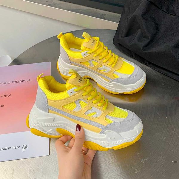 2020 autumn women chunky sneakers designers ins fashion platform tennis female yellow lacing trainers woman old dad casual shoes
2020 autumn women chunky sneakers designers ins fashion platform tennis female yellow lacing trainers woman old dad casual shoes