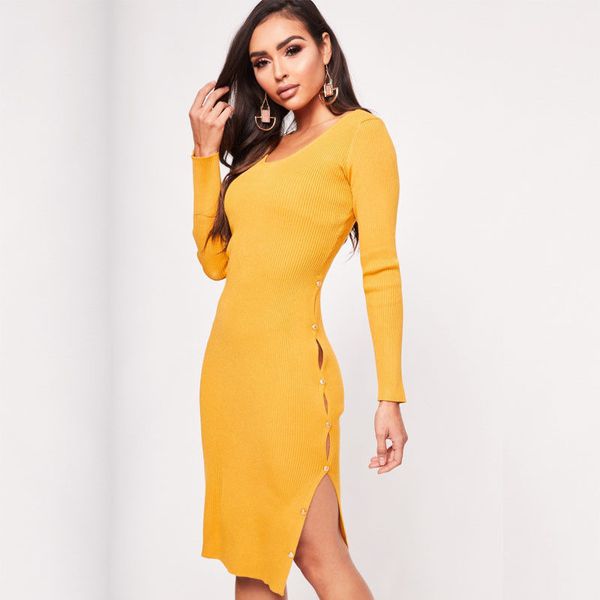 elegant party cub split stretch knit bandage dress women ladies long sleeve knitted bodycon dress, Black;gray
elegant party cub split stretch knit bandage dress women ladies long sleeve knitted bodycon dress, Black;gray