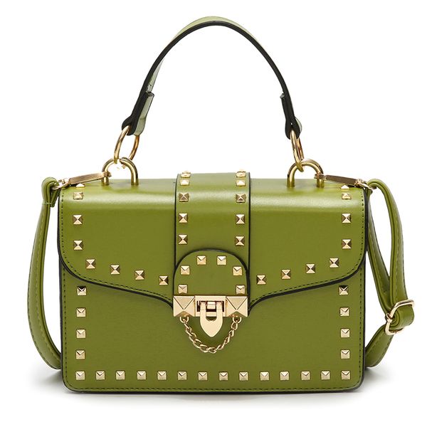 

rismit ladies shoulder bag metal rivet clutches square women jelly luxury bag handbag women famous brands 002