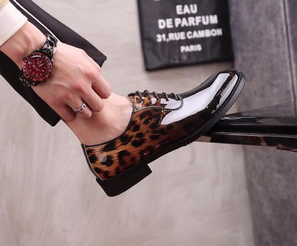 luxury new louise mens leopard print oxfords drive patent real leather wedding dress shoes with original box dust bag size 38-44, Black
luxury new louise mens leopard print oxfords drive patent real leather wedding dress shoes with original box dust bag size 38-44, Black