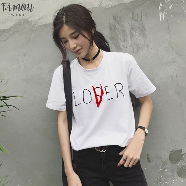 проигравший письмо printed одежда летняя женщины футболки lover плюс размер tee harajuku hippop женский футболки black tops 2020, White
проигравший письмо printed одежда летняя женщины футболки lover плюс размер tee harajuku hippop женский футболки black tops 2020, White