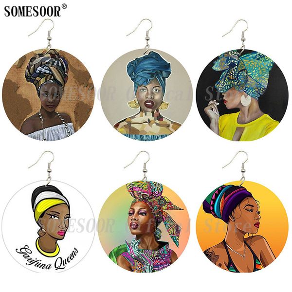 somesoor afro queen headwrap fabric woman wooden drop earrings both sides printed black artstic wood locs dangle for women gifts, Silver
somesoor afro queen headwrap fabric woman wooden drop earrings both sides printed black artstic wood locs dangle for women gifts, Silver