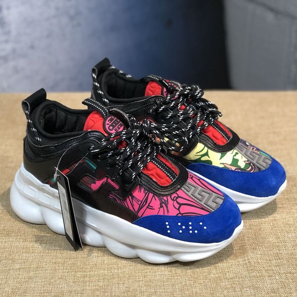 2019 New Chain Reaction Tribute Casual Shoes Italy luxury brand women men Medusa Casual Shoes Designer Flats Medusa Chaussures 36-45
2019 New Chain Reaction Tribute Casual Shoes Italy luxury brand women men Medusa Casual Shoes Designer Flats Medusa Chaussures 36-45