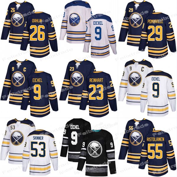 Buffalo Sabres Jack Eichel Jeff Skinner Rasmus Ristolainen Rasmus Dahlin Sam Reinhart Conor Sheary Kyle Okposo Jason Pominville Jerseys
Buffalo Sabres Jack Eichel Jeff Skinner Rasmus Ristolainen Rasmus Dahlin Sam Reinhart Conor Sheary Kyle Okposo Jason Pominville Jerseys