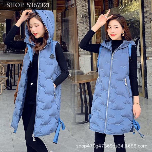 2019 dress sleeveless ma'am cotton-padded clothes long fund down cotton vest self-cultivation thin cotton woman, Black;white
2019 dress sleeveless ma'am cotton-padded clothes long fund down cotton vest self-cultivation thin cotton woman, Black;white